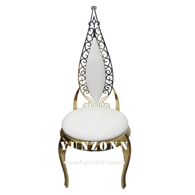 Καλή τιμή Χρυσό βελούδο δέρματος εδρών γαμήλιου συμποσίου ανοξείδωτου εμπορικό σε απευθείας σύνδεση