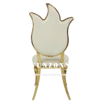 Λουλουδιών σχεδίου υψηλή πίσω έδρα 49X56X107cm επίπλων γαμήλιων εδρών βασιλική