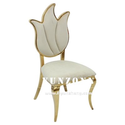 Λουλουδιών σχεδίου υψηλή πίσω έδρα 49X56X107cm επίπλων γαμήλιων εδρών βασιλική