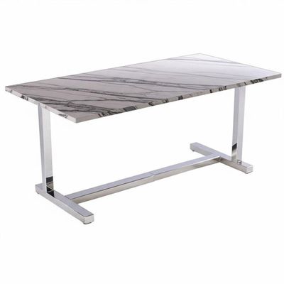 Ορθογώνιος μαρμάρινος πίνακας ανοξείδωτου μετάλλων με το τοπ πάχος 10mm