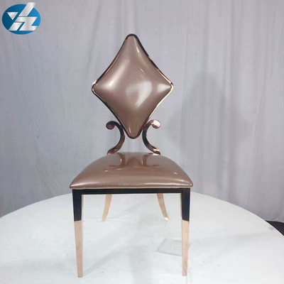 Να δειπνήσει διαμαντιών πολυτέλειας 50X55X107 SS γαμήλιο χρυσό λευκό cOem εδρών