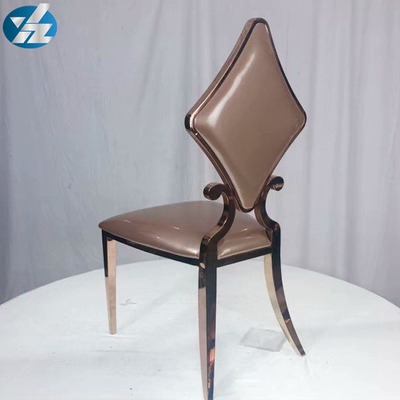 Να δειπνήσει διαμαντιών πολυτέλειας 50X55X107 SS γαμήλιο χρυσό λευκό cOem εδρών