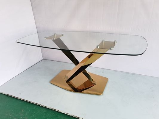 Καλή τιμή Γάμος εισαγόμενο χρυσό μεταλλική βάση καθρέφτη γυαλί πάνω τραπέζι με κρύσταλλο σε απευθείας σύνδεση