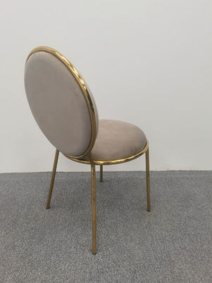 Καλή τιμή Καρέκλα μαγειρικής από καφέ βελούδο στρογγυλή Καρέκλα πίσω φθηνή στρογγυλή τραπέζι και καρέκλες σε απευθείας σύνδεση