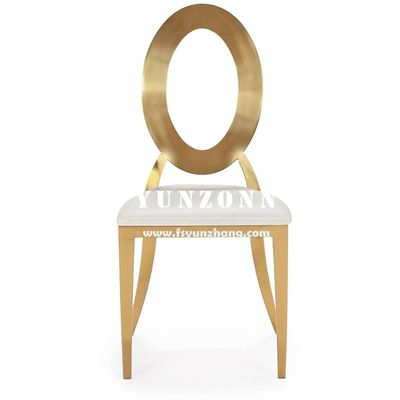 Καλή τιμή Επικαιροποιημένα εστιατόρια Χρυσό Ατσάλι Καρέκλα Πανηγύρι Στάλι σε απευθείας σύνδεση