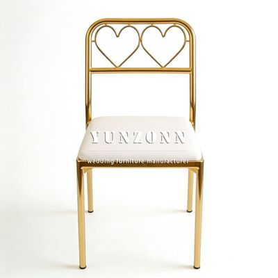 Καλή τιμή Hot Selling Durable Stainless Steel Modern Stackable Wedding Event Hotel Dining Chairs σε απευθείας σύνδεση