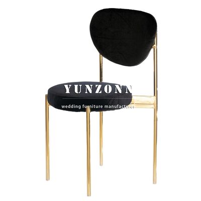 Καλή τιμή Luxury Gold Dining Chair Stainless Steel High Back Event Wedding Dining Chair σε απευθείας σύνδεση