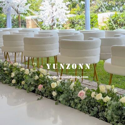 Καλή τιμή Σύγχρονος Λευκός Αρνίς Τομεακό Καναπέ Ημικύκλος Κουρδισμένος Καναπές Σπιτιού Σχεδιασμός Καναπές Μισό Στρογγυλό σε απευθείας σύνδεση