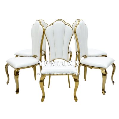 Καλή τιμή Λούξυ Έργα Έπιπλα από ανοξείδωτο χάλυβα Χρυσό Εναρμονιζόμενες εκδηλώσεις Πανηγύρι Γάμες Καρέκλες για ξενοδοχεία Εστιατόρια Υποδοχή σε απευθείας σύνδεση