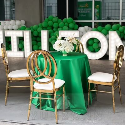 Καλή τιμή Λούξυ Χρυσή Διπλή Δαχτυλίδα Στέλη Ορμπίτ για Εκδηλώσεις Γάμοι Ξενοδοχεία Εστιατόρια Εξωτερικά Μπαρ σε απευθείας σύνδεση