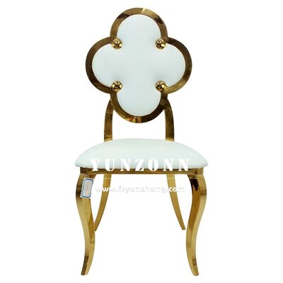 Καλή τιμή Σύγχρονη χρυσή τραπεζική καρέκλα υψηλής ποιότητας δέρματος και υφάσματος τραπεζική καρέκλα για τραπεζαρία ή ξενοδοχείο για εξωτερική χρήση στο σαλόνι σε απευθείας σύνδεση