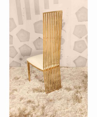 Καλή τιμή Μεγάλο πίσω βάρος 200Kg ανοξείδωτου καρεκλών συμποσίου πολυτέλειας γαμήλιων εδρών χρυσό σε απευθείας σύνδεση