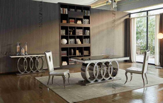 Καλή τιμή Βαρύς να δειπνήσει πολυτέλειας βάσεων σύγχρονος τοπ να δειπνήσει επιτραπέζιου μαύρος γυαλιού πίνακας L200xW100xH75cm σε απευθείας σύνδεση