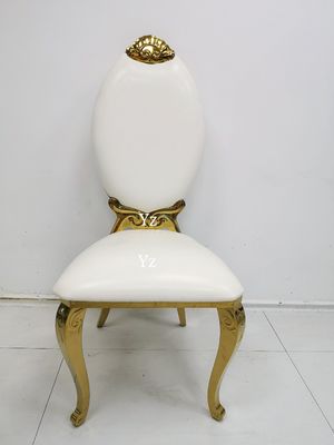 Καλή τιμή Να δειπνήσει υψηλό πίσω ανοξείδωτο υφάσματος εδρών γαμήλιου συμποσίου για τα γεγονότα W50xD65xH110cm σε απευθείας σύνδεση